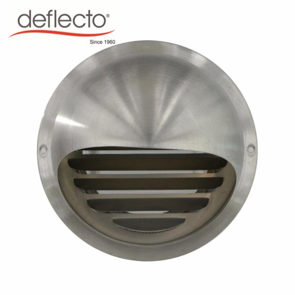 Wiredrawing Round Metal Air Vents Air Outlet Venting Hood Air Outlet 4 Inch
