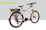 7 Speed Mid Motor Electric Bike , Mid Drive Motor Electric Bike 700C MTB Tire