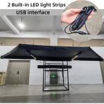 Sunproof Waterproof 180 Degree Awning For Four Season All Weather Shield