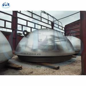 China Stainless Steel Hemispherical Heads 1300mm Diameter 118mm Thickness factory