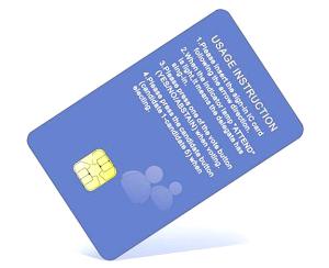 China AT24C01/02/04/08/16/32/64/128/258 Chip Contact Card factory