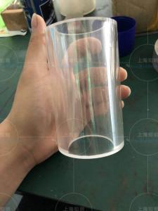 China Crystal Al2O3 85% Visible Wear Resistance Sapphire Tube factory