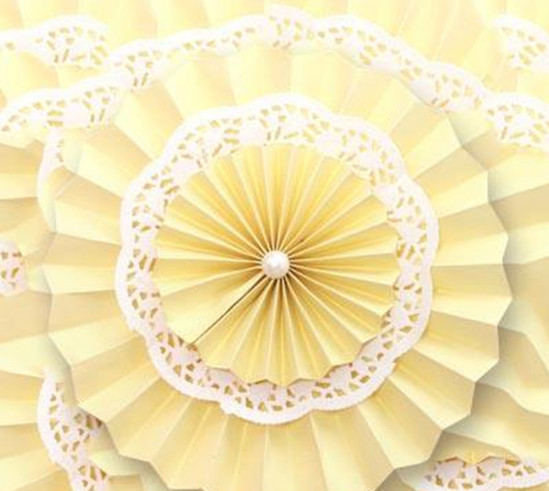 Double paper fan 6 inches 15 cm 8 inches 20 cm 10 inches 25 centimeters 12 inches 30 centimeters 14 inches 35 40 inches