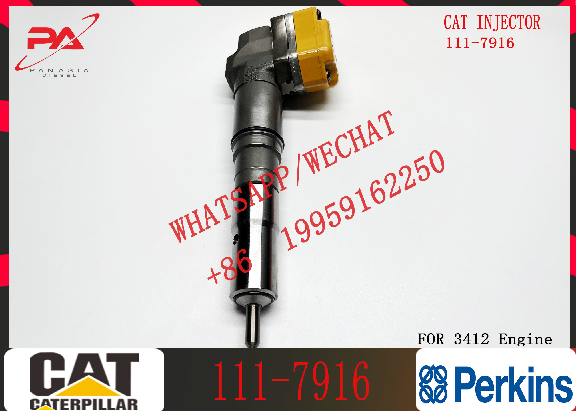Fuel Injector Assembly 111-7916 174-7526 179-6020 20R-4148 232-1171 232-1183 For CAT Engine 3126 Series