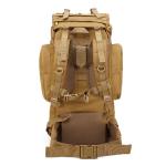 Big 65L Molle Hiking Internal Frame Backpacks with Rain Cover for Outdoor