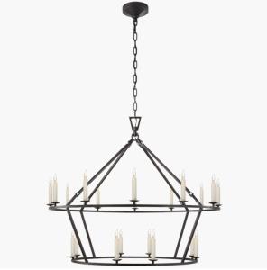 China Vsual Comfort Darlana Large Two-Tiered Ring Chandelier CHC 5179 factory
