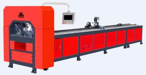China Full Auto CNC Cutting And Punching Machine For Channel Steel Angle Iron Thick Square Tube factory