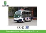 8 Seater Battery Powered Electric Patrol Car , Public Security Car 48V 4KW Green