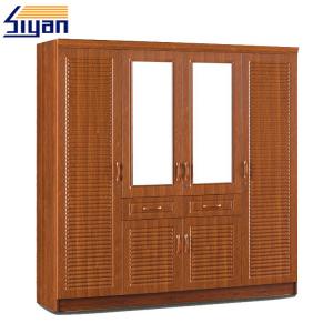China Shutter Style Closet Doors , Louvered Shutter Doors For Dressing Room Cabinets factory