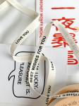 13mm Printed Cotton Ribbon DIY Craft Packing Ribbon For Gift