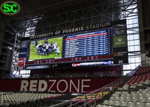 China high brightness p10 large stadium led display to broadcast sports video factory