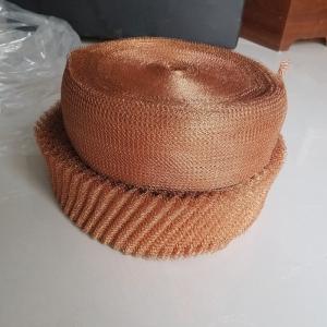 China Waterproof Knitted Copper Mesh Low Temperature Resistant factory