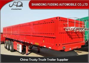 China Mechanical Steel 60T 3 Axle 40Ft Side Wall Semi Trailer factory