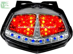 China LED Tail Lamp Color Motorcycle Parts Red ABS Parking Lights KAWASAKI ER-6N factory