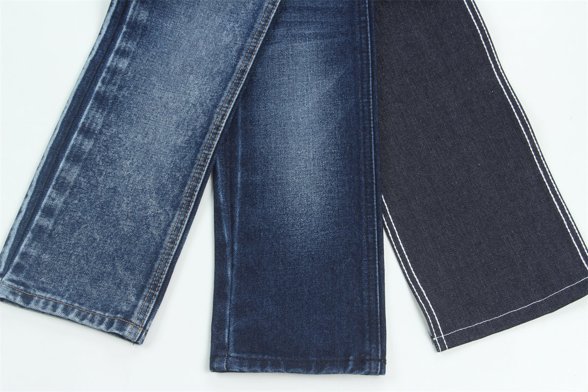 190cm 13oz Cotton Polyester Rigid Denim Fabric For Jeans