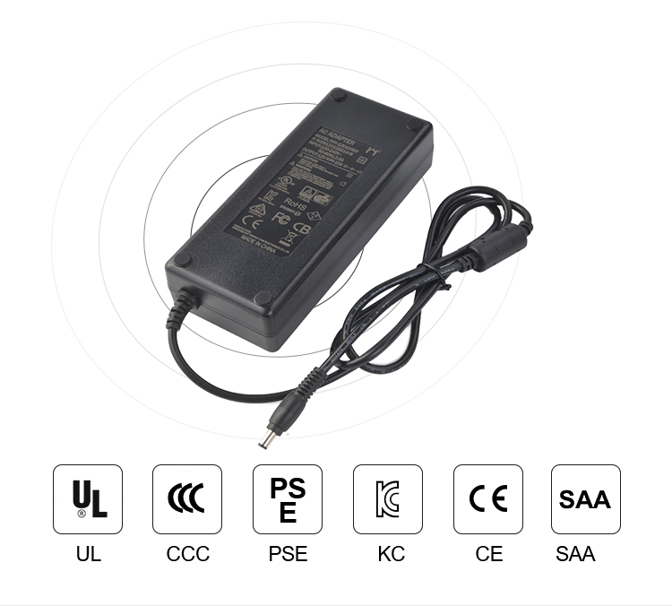 Desktop Connection Universal Adapter For Laptop 19 Volt 6.2 Amp 120W UL CE FCC RCM