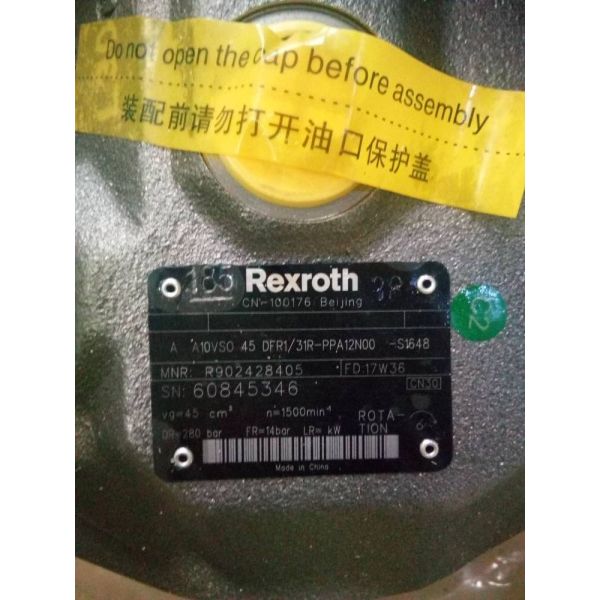 China Rexroth A10VSO45 Hydraulic Piston Pump 45cc/rev 315bar Flange Mount factory