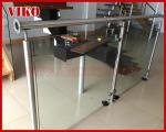 Glass Spigot For Glass Railing VH104SB Cap Handrail 304 stainless steel Glass