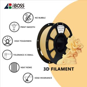 IBOSS 3D Printer PLA+ Matte Filament 1.75mm Matte Desert Yellow RoHS Compliant