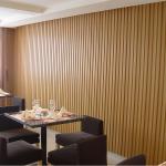 High Density 159*7mm Interior WPC Wall Panel Weather Resistance