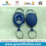 Promotional Carabiner in Tranparent Color Badge Retractors with Split Ring