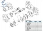 HPV112 Hydraulic Pump Replacement Repair Parts For Excavator PC210-7K A2F107