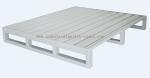 Heavy Duty Metal Pallets Warehouse Equipments Standard Size 40" X 48" Grey Color
