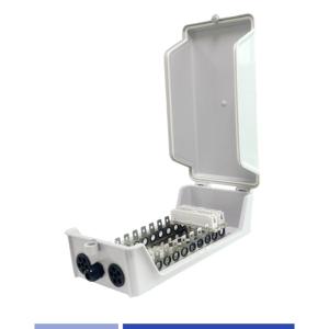 China Waterproof 100 Pair Outdoor Distribution Box Wall Mounting For Telecom System factory