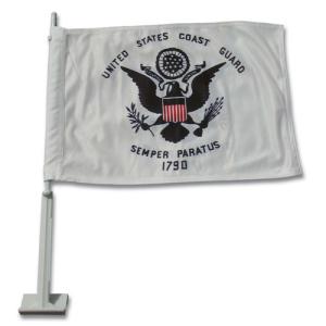 China Outdoor Automotive Window Flags 11x18 Inch And Bracket Flag On Car Window factory