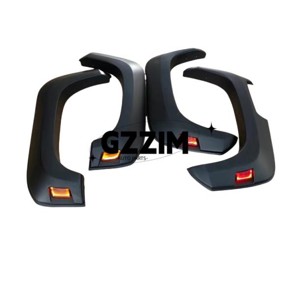 Fender Flare With Light Triton L200 2024 Black Fender Flares Modified Wheel