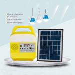 8000mah Battery Portable Solar Bulbs 5W 6V For Home Lighting