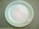 10.25 Inch Lace Design Wedding Party Plastic Plates, Fancy Salad Plates And