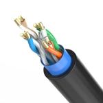 SFTP CAT6 Ethernet Cable - 23AWG Solid 100m Max Distance PE+PVC Jacket for