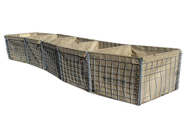 Green Or Brown Defensive Barriers For itary Protection / Flood Control Retaining
