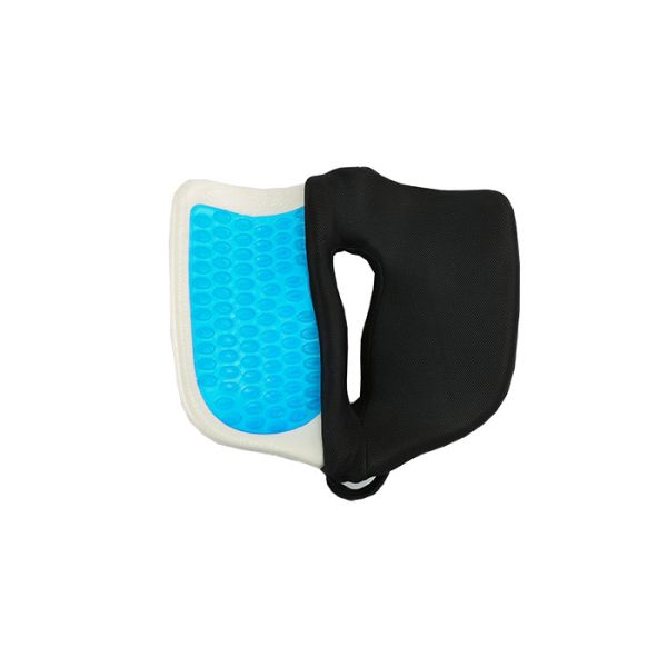 China Compact Cooling Gel Memory Foam Seat Cushion Enhanced Coccyx Orthopedic factory