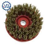 Leather Surface Grinding Round Steel Brush with Diamond and Diamond Abrasive