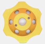 5" PCD Diamond Cup Wheels Super Good Wearness For Heavy Epoxy Removing