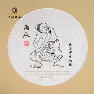 China 35*35cm Traditional Chinese Medicine Meridian Charts 24 Solar Terms Guided Sitting factory