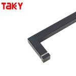 Modern Square Golden Stainless Steel Shower Room Door Handles for Bathroom Glass
