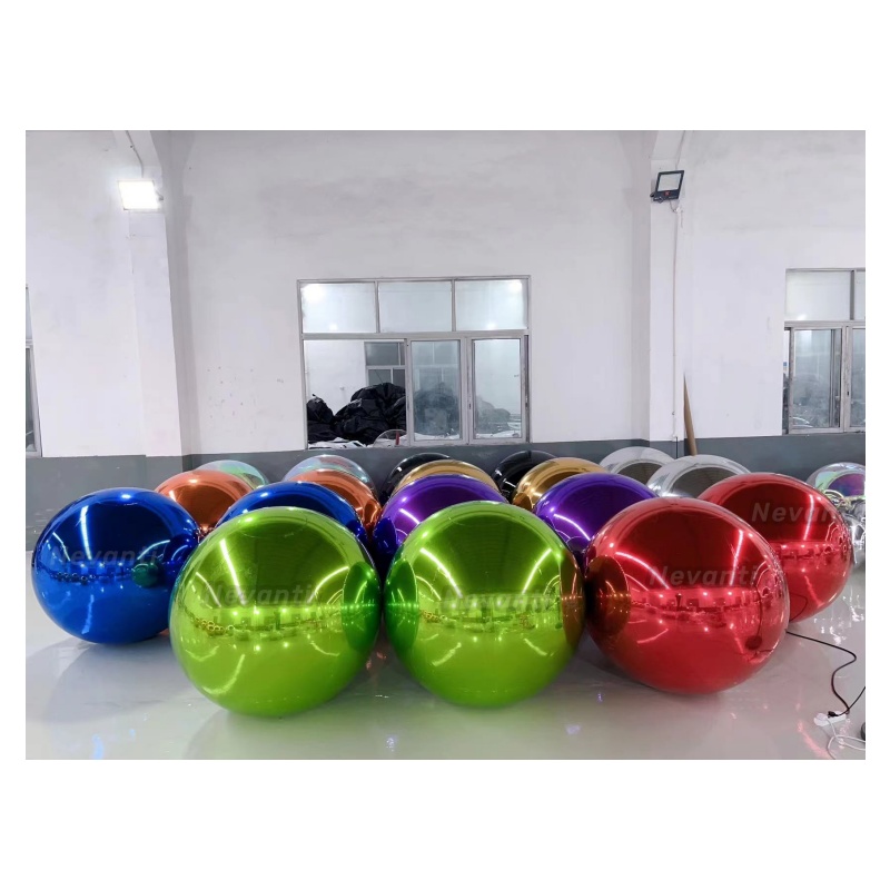 50cm PVC Inflatable Mirror Ball for Commercial Activities and Wedding Decoration