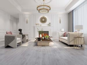 China CE UV Coating Surface Wood Grain SPC Vinyl Flooring factory