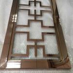 Chinese rose gold decoration 304 stainless steel living room partition
