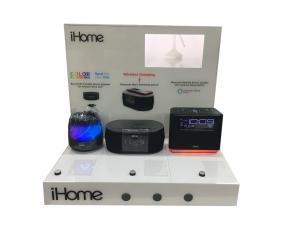 China Tabletop Sturdy Metal POP Displays Multipurpose For Audio Speaker factory