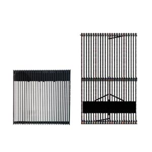 China Advertising Video Transparent LED Display P7.8mm 1R1G1B 16384dots/M2 clear LED screen factory