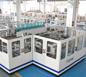 China HMI LDPE Paper Towel Wrapper Machine Toilet Tissue F-T8 4 Lanes factory