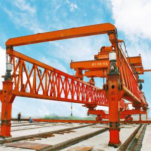 China Truss Type Double Beam Launcher Machine Heavy Duty 100 Ton For Highway factory