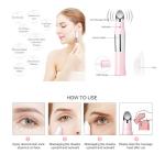 Electric Portable Heated Sonic Face Massager Anti Aging 5V 1A