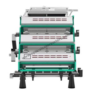 China Professional Tea Colour Sorter Machine With High Speed Near Infrared Sensor factory