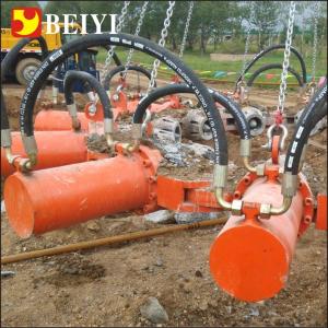 China Hydraulic square pile breaker for breaking/cutting C40 concrete pile machine factory