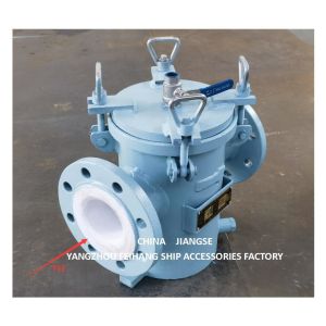 Lined Ptfe Sea water Filter Suction Coarse Water Filter Model As80 Cb/T497-2012